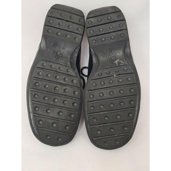 Cole Haan Zeno Lace II Mens 8M Black Leather Oxfords Comfort Shoes Split Toe